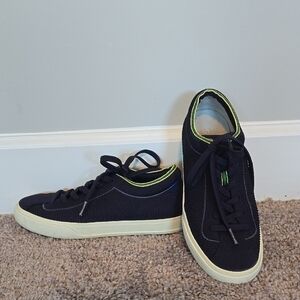 Rothy's Navy blue and Green Sneakers